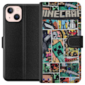 Miniatyrbillede 1 af 3: Apple iPhone 13 Tegnebogsetui Minecraft Kunst