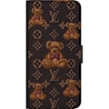 Miniatyrbillede 3 af 3: Huawei P smart Tegnebogsetui Louis Vuitton Teddybjørn Mønster Luksus Mode Design Populært Motiv Mode Trend Luksuriøse Accessories