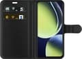 Miniatyrbillede 2 af 3: Kompatibel Tegnebogsetui til OnePlus Nord CE 3 Lite Sort panter med blå og lilla neonlinjer mod sort baggrund sort