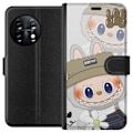 Miniatyrbillede 1 af 3: OnePlus 11R Tegnebogsetui Labubu Minimal Mood - Enkel og stilren monsterdesign