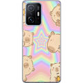Pikkukuva 1 / 3: Xiaomi 11T Pro Läpinäkyvä kuori Kawaii Capybara Galaxy Söp