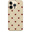 Miniatyrbillede 1 af 3: Apple iPhone 15 Pro Gennemsigtig cover Hjertegitter