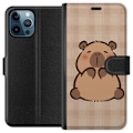 Pikkukuva 1 / 3: Apple iPhone 12 Pro Max Lompakkokotelo Mobilskal kawaii capybara flera figurer japansk stil