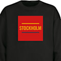 Miniatyrbillede 1 af 3: Sweatshirt til Børn | Blød & Klassisk Sweatshirt Stockholm - sort one size