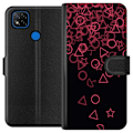 Miniatyrbillede 1 af 3: Xiaomi Redmi 9C Tegnebogsetui Squid Game Ikoner Serie Design Populært TV Spil Ikoner Grafisk Motiv Asiatisk Trend Dramaserie