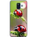 Pikkukuva 1 / 3: Samsung Galaxy A6 (2018) Läpinäkyvä kuori Leppäkerttu Hyönteinen Onni Symboli Luontoaihe Suosittu Graafinen Motiivi Koristelu Kesäkiertue