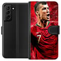 Kompatibelt Lommeboketui til Samsung Galaxy S21+ 5G Ronaldo
