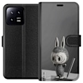 Miniatyrbillede 1 af 3: Xiaomi 13 Tegnebogsetui Pop Mart MEGA LABUBU LABUBU Sketch 1000%