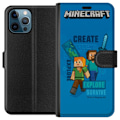 Miniatyrbillede 1 af 3: Apple iPhone 12 Pro Tegnebogsetui Minecraft Huler