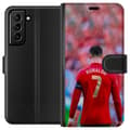 Kompatibelt Lommeboketui til Samsung Galaxy S21+ 5G Ronaldo