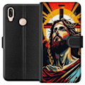 Pikkukuva 1 / 3: Huawei P20 lite Lompakkokotelo Jeesus ja Kortti - uskonnolline