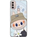 Miniatyrbild 1 av 3: Motorola Moto E40 Genomskinligt Skal Labubu med hatt – Pop M