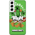 Pikkukuva 1 / 3: Samsung Galaxy S22+ 5G Läpinäkyvä kuori Minecraft Boom