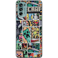 Miniatyrbillede 1 af 3: Motorola Moto G62 5G Gennemsigtig cover Minecraft Kunst