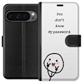 Miniatyrbild 1 av 3: Google Pixel 9 Pro XL Plånboksfodral You Don’t Know My Password – edgy textmotiv med attityd