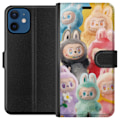 Miniatyrbillede 1 af 3: Apple iPhone 12  Tegnebogsetui Labubu Skitse Stil