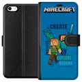 Miniatyrbillede 1 af 3: Apple iPhone 5 Tegnebogsetui Minecraft Huler