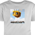 Pikkukuva 1 / 8: Lasten T-paita | Mukava T-paita Lapsille A Minecraft Movie harmaa 12-13 Vuotta