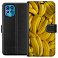Miniatyrbillede 1 af 3: Motorola Edge S Tegnebogsetui Banan mønster