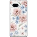Pikkukuva 1 / 3: Google Pixel 7a Läpinäkyvä kuori Romanttiset kukat