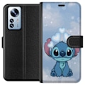 Pikkukuva 1 / 3: Xiaomi 12 Pro Lompakkokotelo Stitch Hyppäävä Ilo - Hauska Suunnittelu Lahjalle
