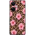 Kompatibelt Mobildeksel til OnePlus Nord CE 3 Lite Brun blomsterleopard brun