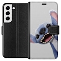 Miniatyrbillede 1 af 3: Samsung Galaxy S22+ 5G Tegnebogsetui Stitch i fart - Kawaii-design til fans & børn