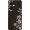 Kompatibelt Mobildeksel til OnePlus Nord CE 3 Lite Brune blondeblomster brun