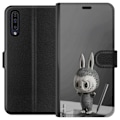 Miniatyrbillede 1 af 3: Samsung Galaxy A50 Tegnebogsetui Pop Mart MEGA LABUBU LABUBU Sketch 1000%
