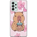 Miniatyrbild 1 av 3: Samsung Galaxy A73 5G Genomskinligt Skal Kawaii Capybara Hjär