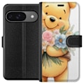 Miniatyrbild 1 av 3: Google Pixel 9 Pro Plånboksfodral Nalle Puh med blommor – k