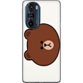 Pikkukuva 1 / 3: Motorola Edge 30 Pro Läpinäkyvä kuori line friends brown