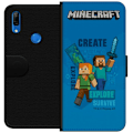 Miniatyrbillede 1 af 3: Huawei P Smart Z Tegnebogsetui Minecraft Huler