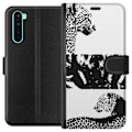 Miniatyrbild 1 av 3: OnePlus Nord Plånboksfodral Leopard Faces – trendigt mönster med leopardansikten