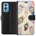 Miniatyrbillede 1 af 3: OnePlus 9 Tegnebogsetui Labubu Pop Mart Samling Motiv Figur Samling Design Populært Art Toy Pop Mart Kreativ Grafisk