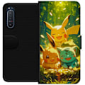 Pikkukuva 1 / 3: Sony Xperia 5 II Lompakkokotelo Pixelmonster pelityyli - väri