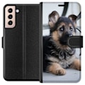 Pikkukuva 1 / 3: Samsung Galaxy S21 Lompakkokotelo Saksanpaimenkoira Puppy