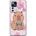 Miniatyrbillede 1 af 3: Xiaomi 12T Gennemsigtig cover Kawaii Capybara Hjerte Anime Sti