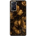 Kompatibel Mobilcover til Xiaomi Redmi Note 11 Pro Guldfarvede blomster guld