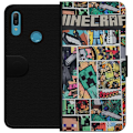 Pikkukuva 1 / 3: Huawei Y6 (2019) Lompakkokotelo Minecraft Taide