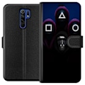 Pikkukuva 1 / 3: Xiaomi Redmi 9 Lompakkokotelo Squid Game Kausi 3 Uudet Ikoni Suosittu Sarja TV Motiivi Aasialainen Draama Trendikäs Graafinen Suunnittelu