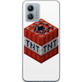 Miniatyrbilde 1 av 3: Motorola Moto G53 Gjennomsiktig deksel Minecraft TNT