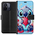Miniatyrbillede 1 af 3: Xiaomi Redmi 12C Tegnebogsetui Strawberry Stitch