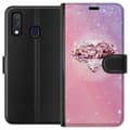 Kompatibelt Plånboksfodral till Samsung Galaxy A40 Glitter Diamant