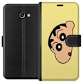 Pikkukuva 1 / 3: Samsung Galaxy A3 (2017) Lompakkokotelo Peeking Shinchan