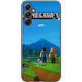 Miniatyrbillede 1 af 3: Samsung Galaxy A24 4G Gennemsigtig cover Minecraft Key Art