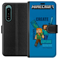 Miniatyrbillede 1 af 3: Sony Xperia 5 IV Tegnebogsetui Minecraft Huler