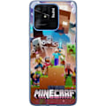 Miniatyrbild 1 av 3: Xiaomi Redmi 10C Genomskinligt Skal Minecraft
