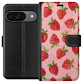 Miniatyrbild 1 av 3: Google Pixel 9 Plånboksfodral Strawberry Dreams – jordgubbs