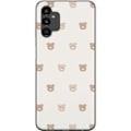 Pikkukuva 1 / 3: Samsung Galaxy A04s Läpinäkyvä kuori Teddy-tausta - söpöt teddykarhut pehmeällä taustalla